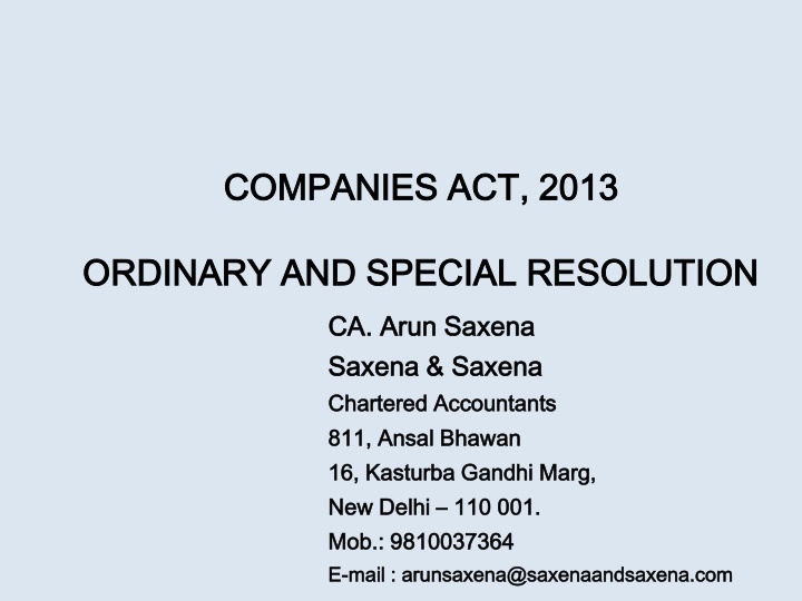 companies act 2013 companies act 2013