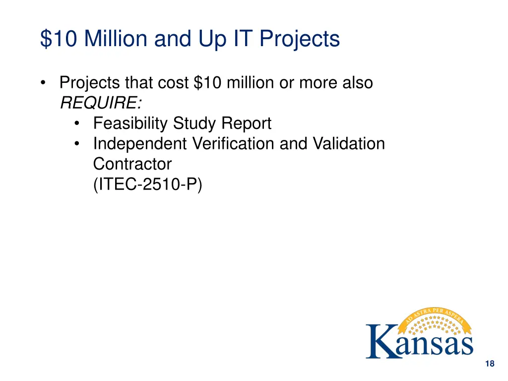10 million and up it projects