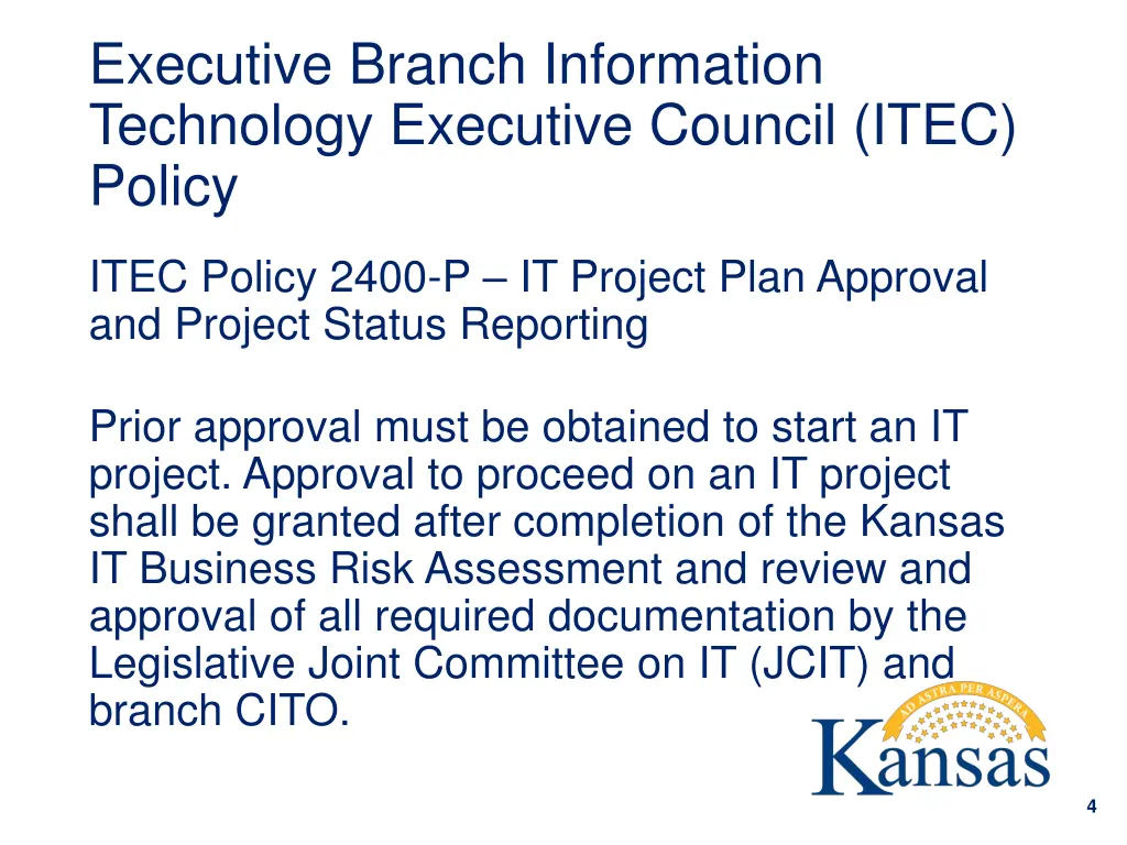 executive branch information technology executive