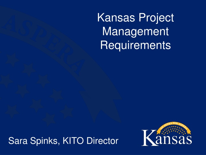 kansas project management requirements