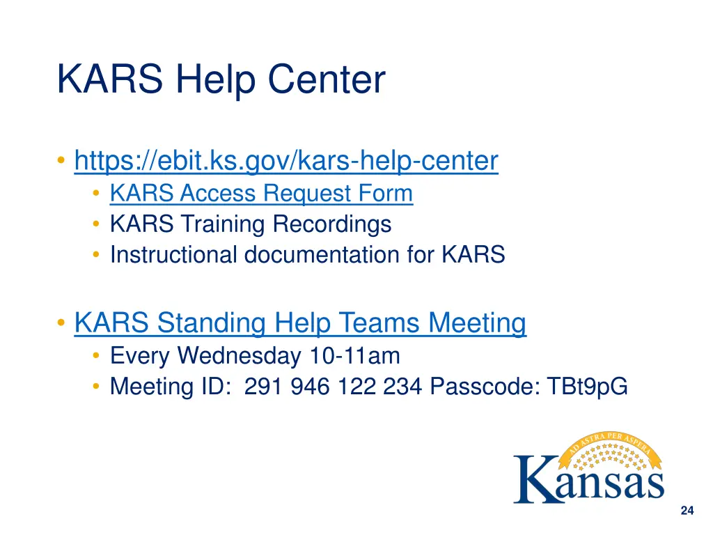 kars help center