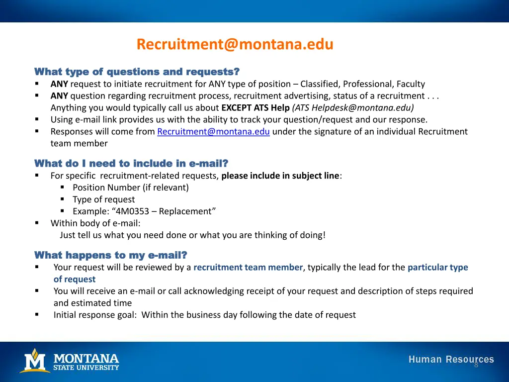 recruitment@montana edu