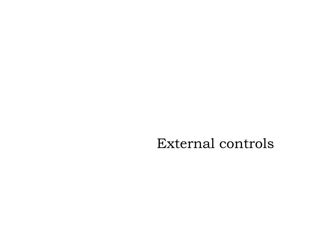 external controls