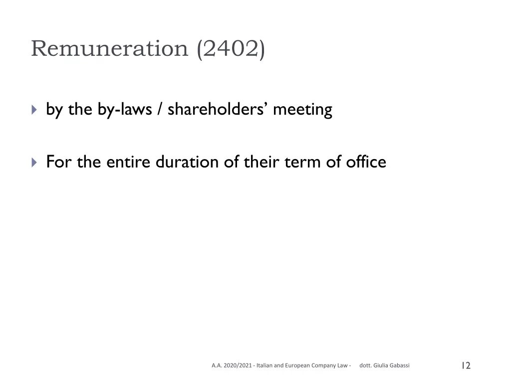 remuneration 2402