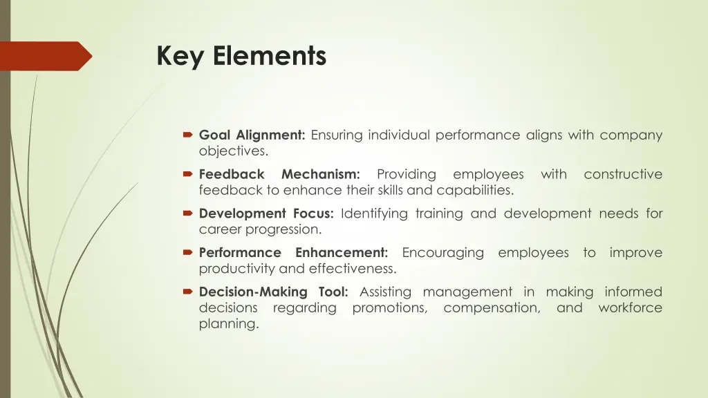 key elements