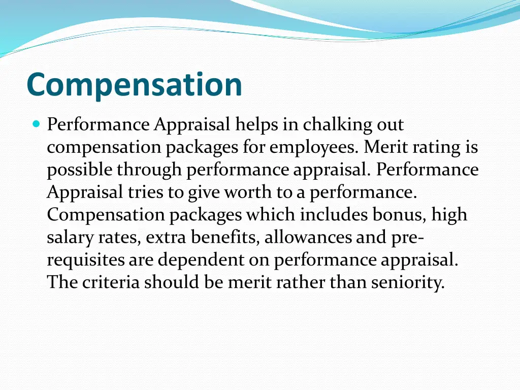 compensation