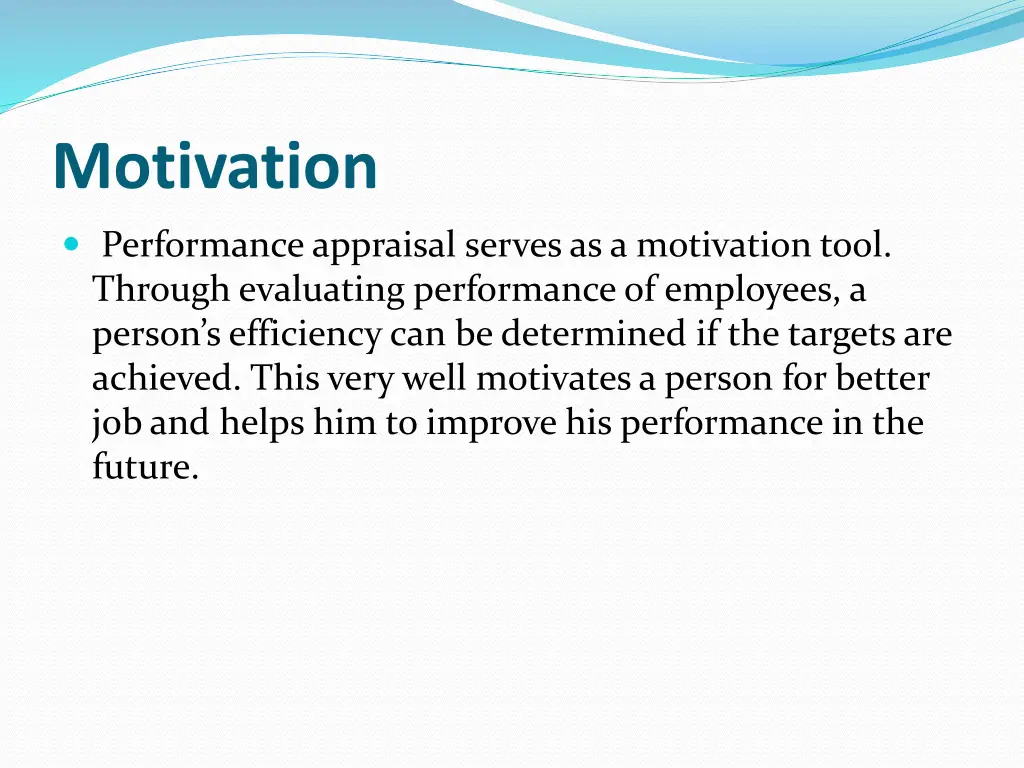 motivation