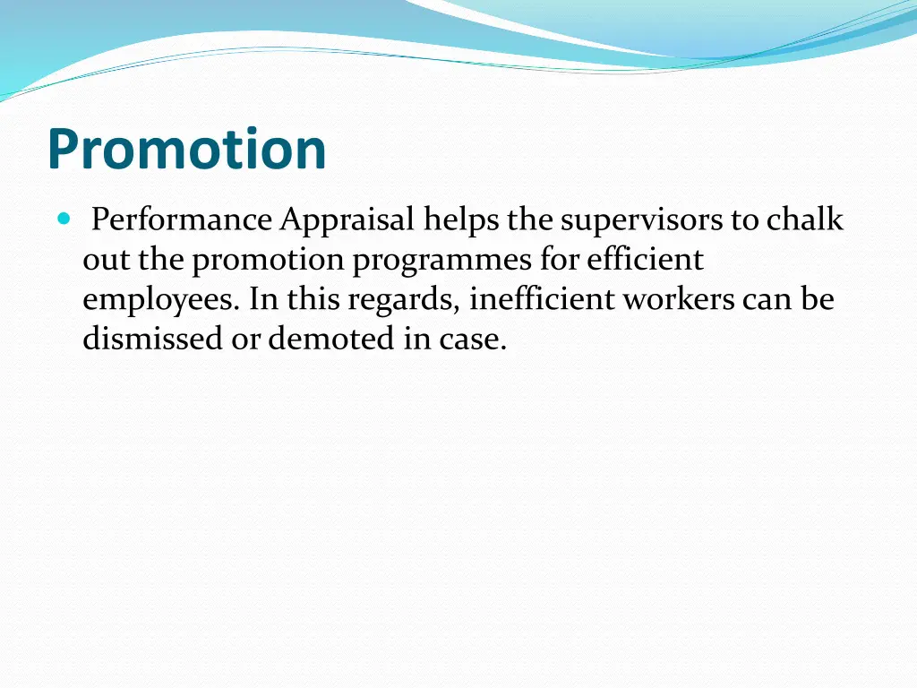promotion