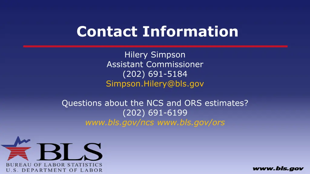 contact information