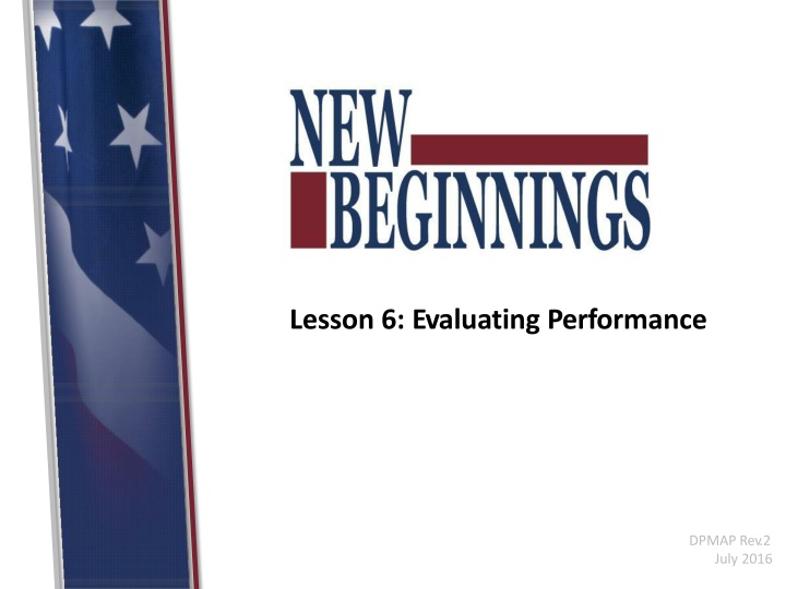 lesson 6 evaluating performance
