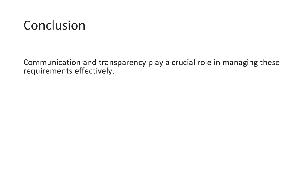 conclusion