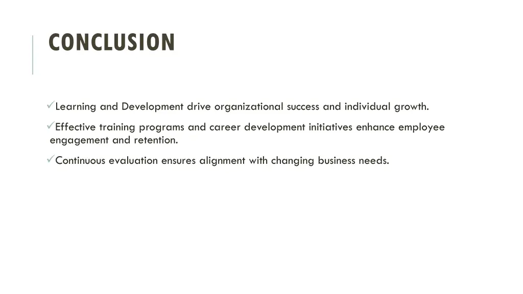 conclusion