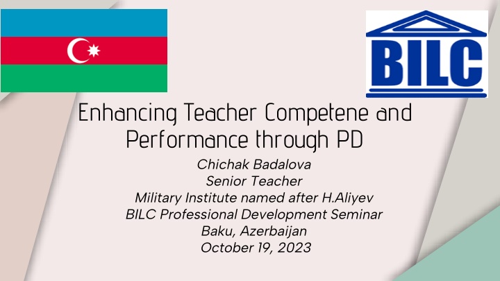 enhancing teacher competene and performance