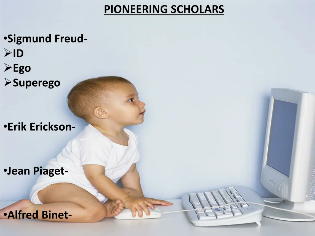 pioneering scholars
