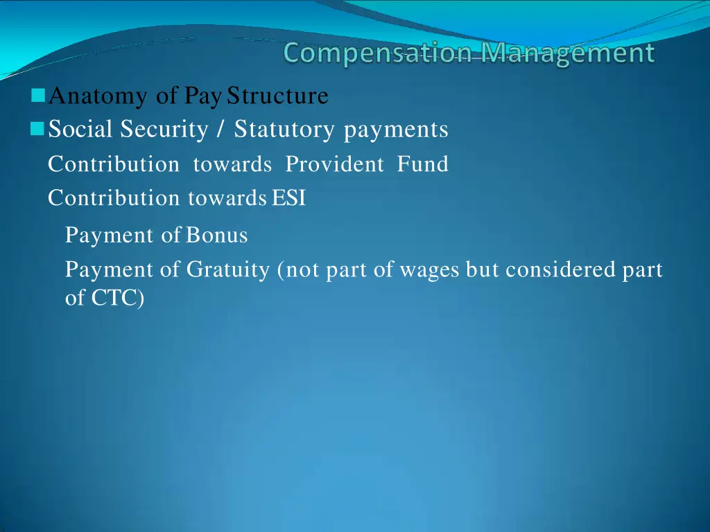 anatomy of paystructure social security statutory