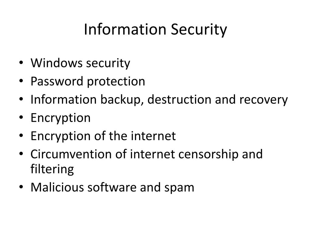 information security