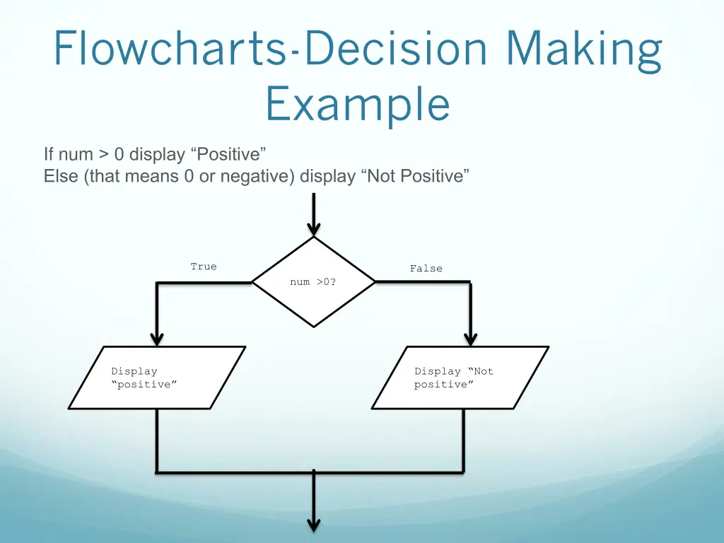 flowcharts decision making example
