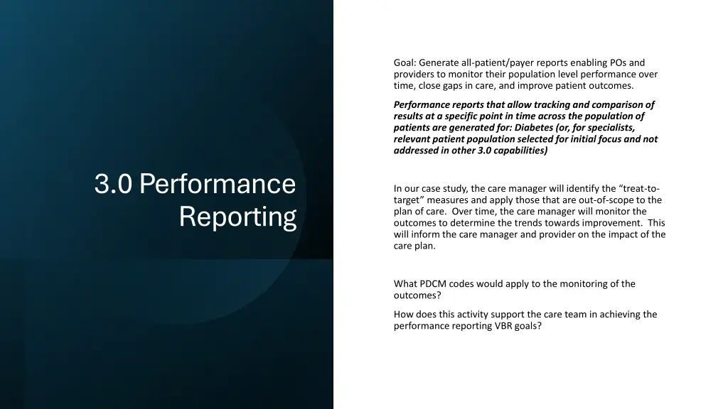 goal generate all patient payer reports enabling