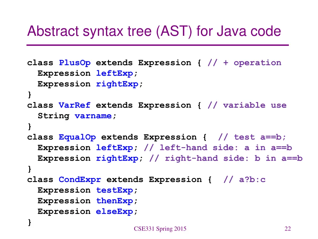abstract syntax tree ast for java code