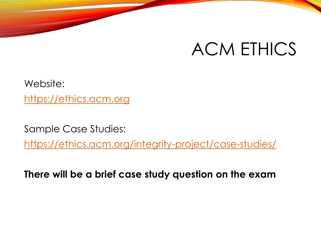 acm ethics