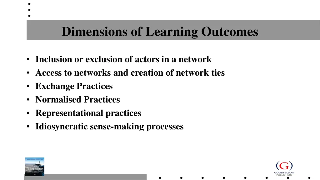 dimensions of learning outcomes