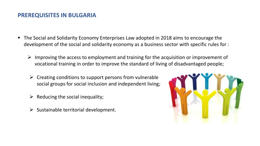 prerequisites in bulgaria