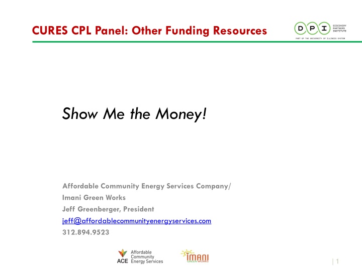 cures cpl panel other funding resources