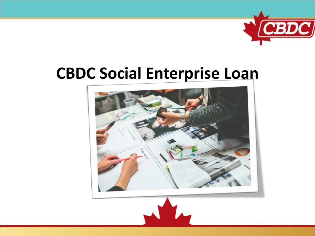 cbdc social enterprise loan