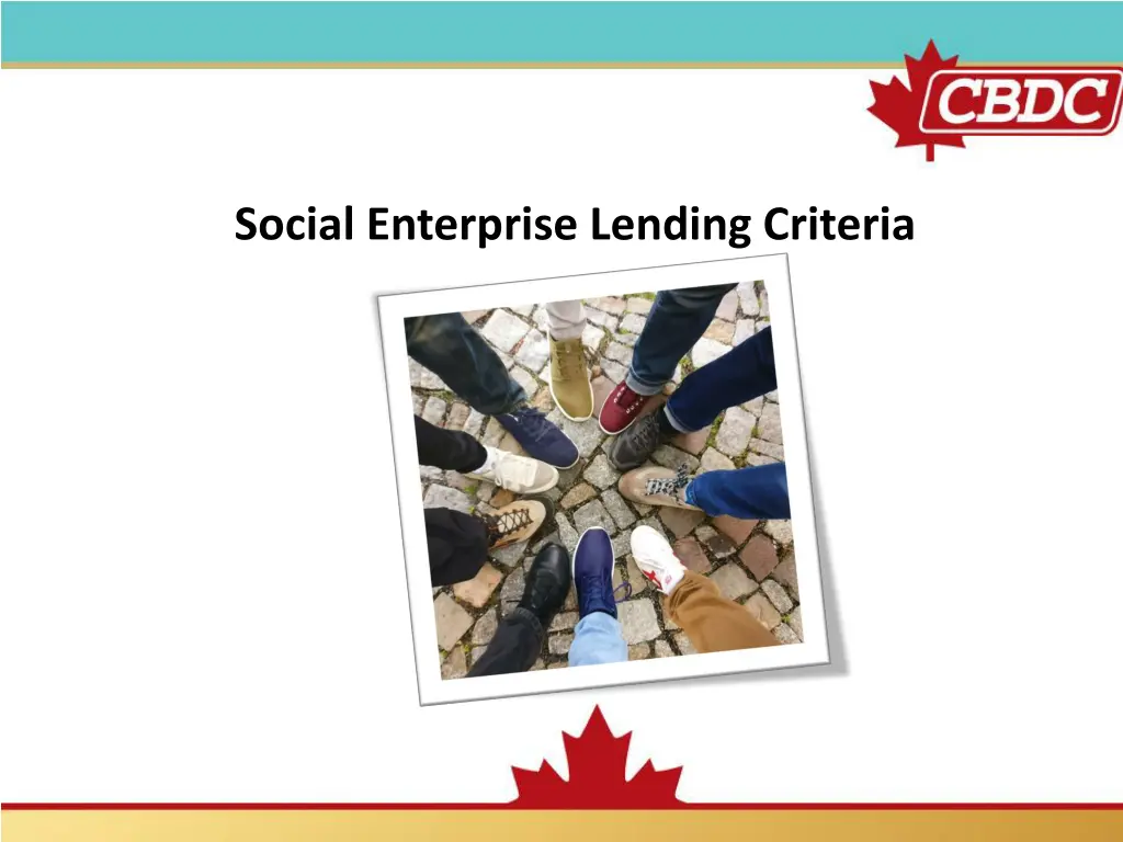 social enterprise lending criteria