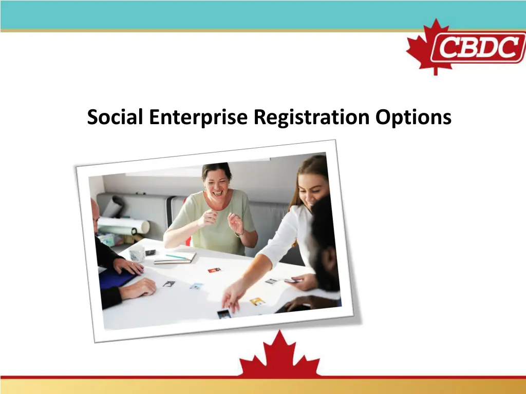 social enterprise registration options