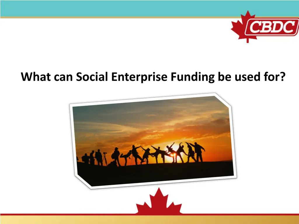what can social enterprise funding be used for