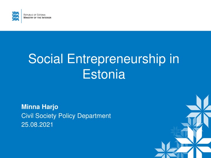 social entrepreneurship in estonia
