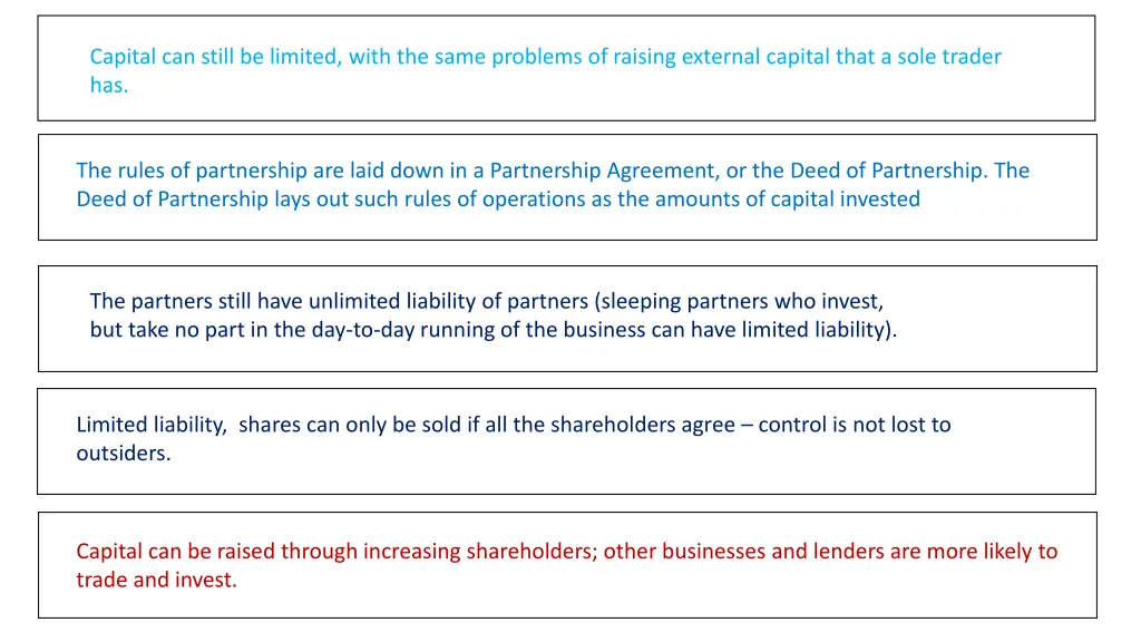 capital can still be limited with the same