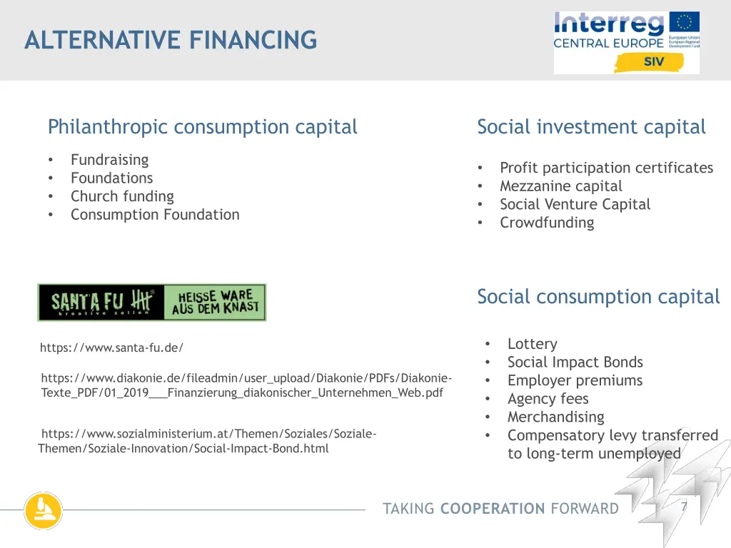 alternative financing