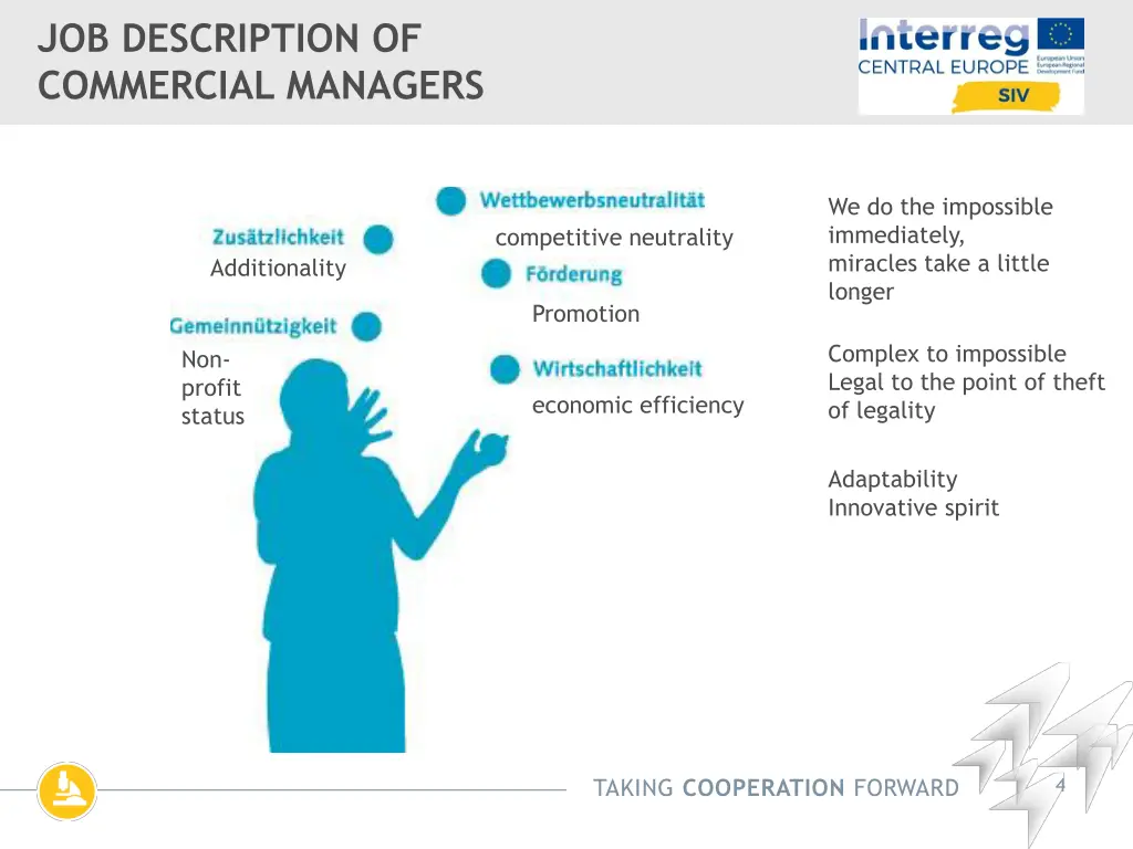 job description of commercial managers