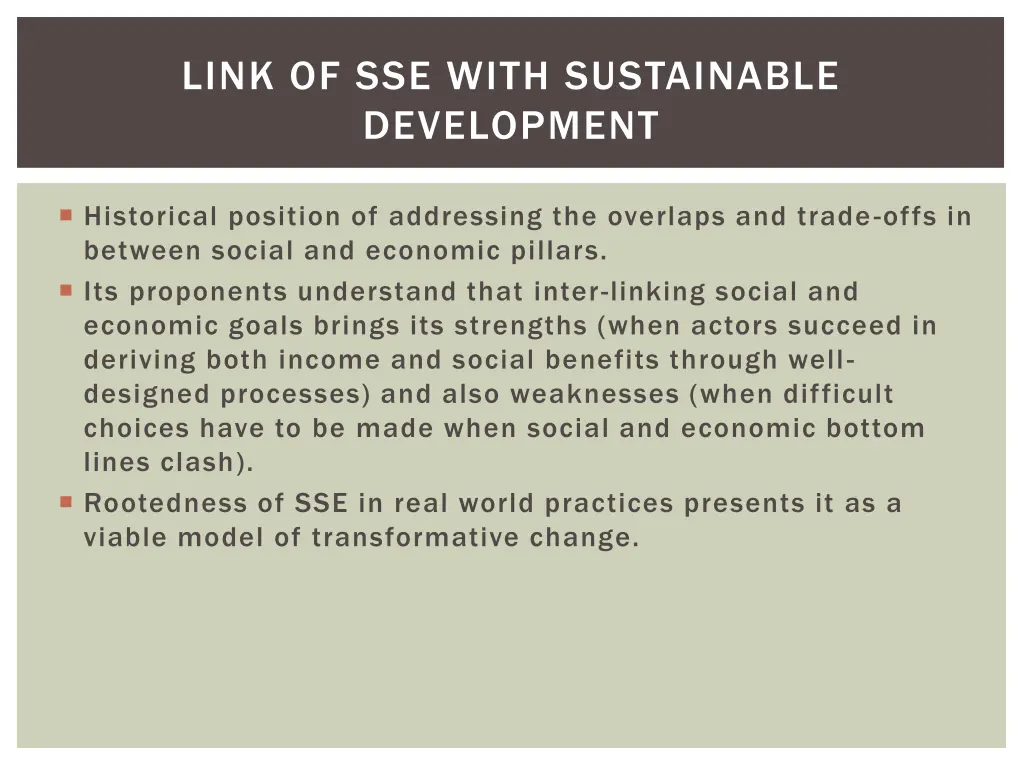 link of sse with sustainable development