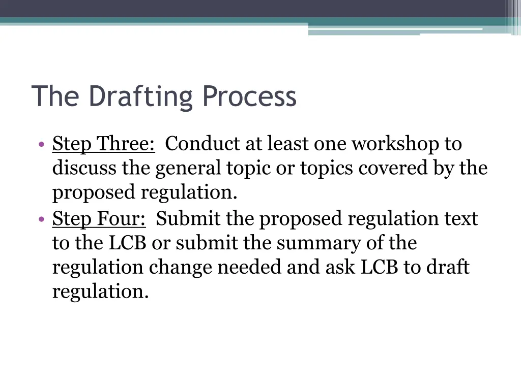the drafting process 1