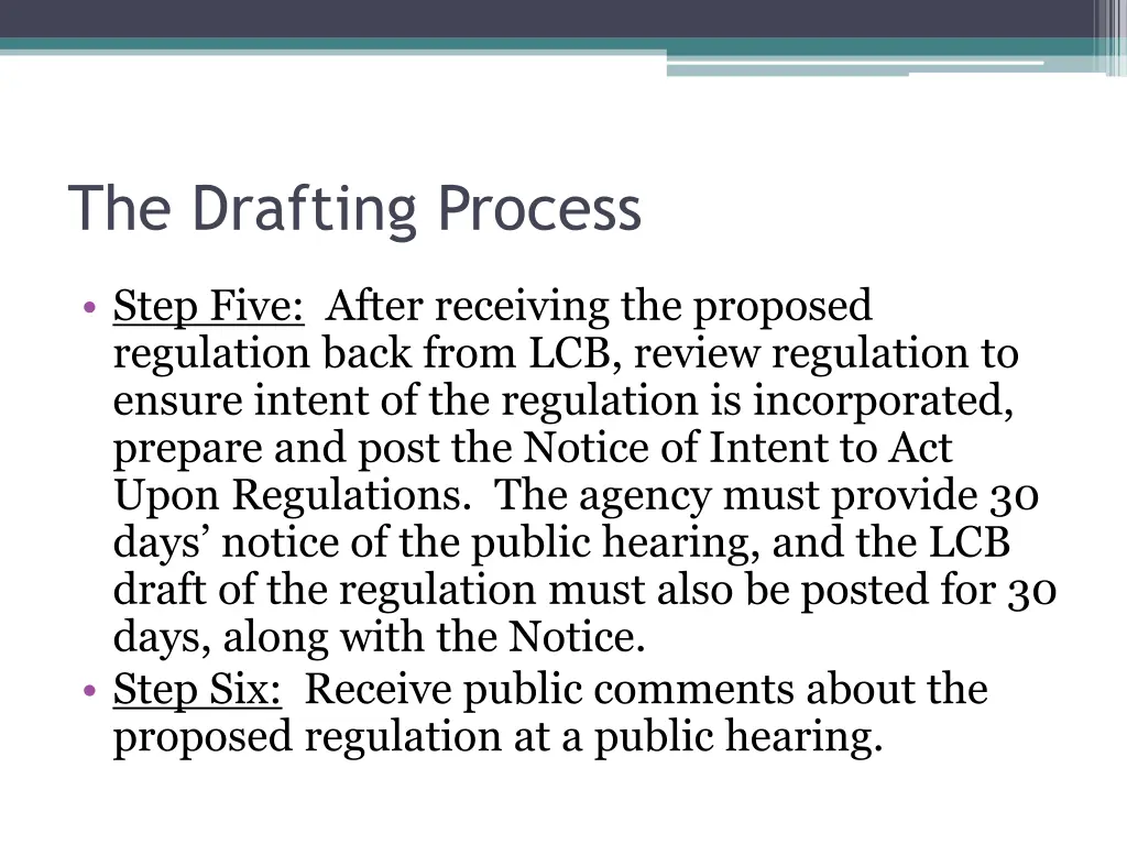 the drafting process 2