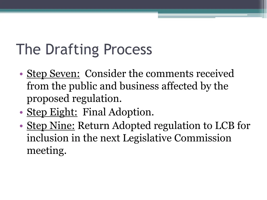 the drafting process 3
