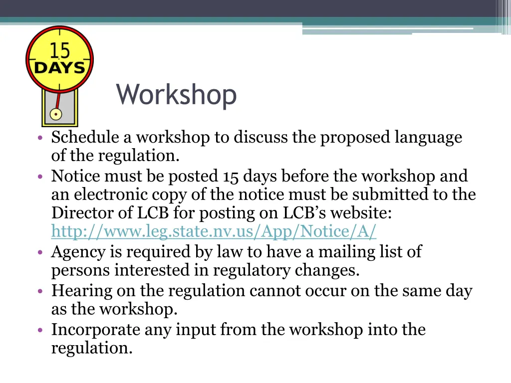workshop