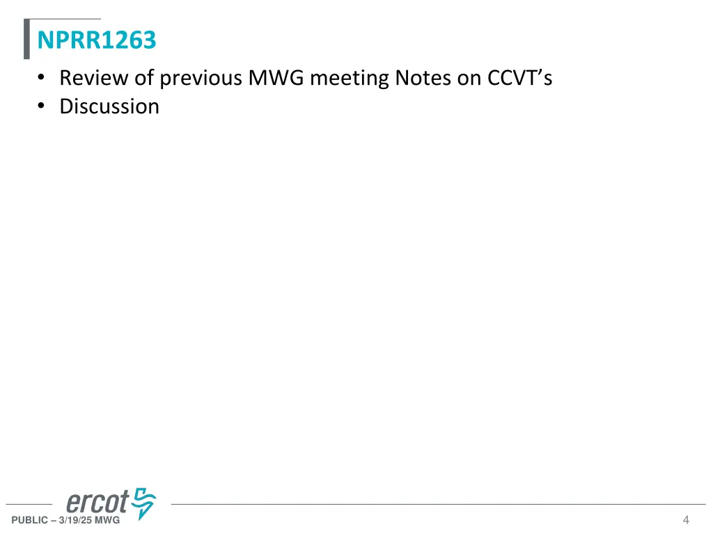 nprr1263 review of previous mwg meeting notes