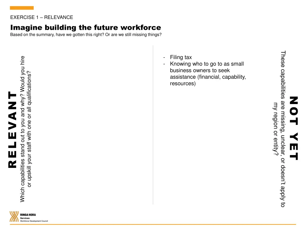 exercise 1 relevance imagine building the future 4