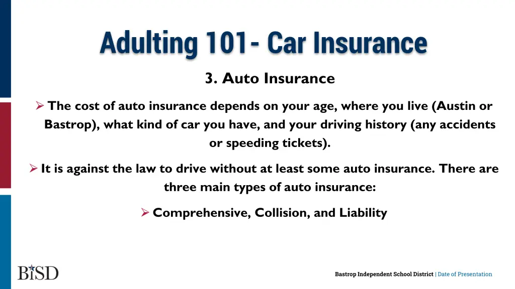 adulting 101 car insurance 3 auto insurance