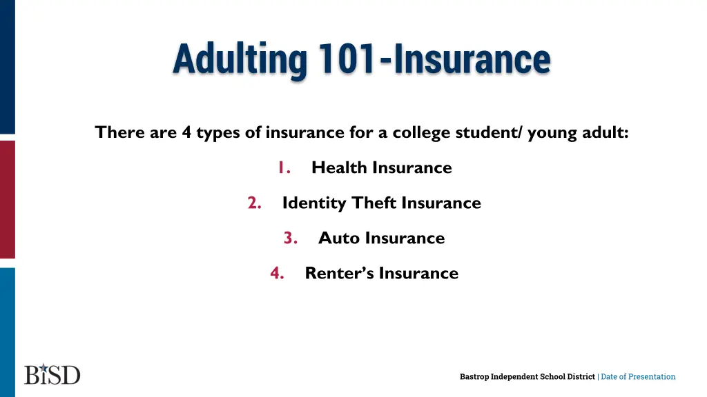 adulting 101 insurance 1