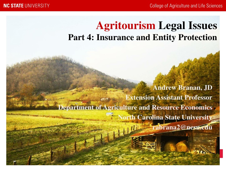 agritourism legal issues part 4 insurance