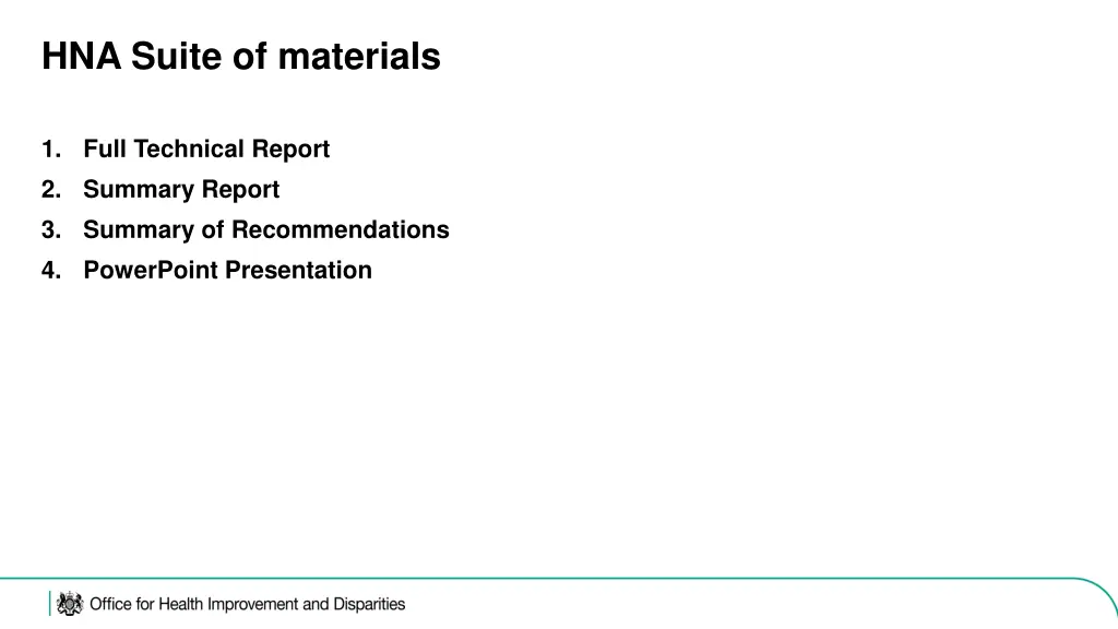 hna suite of materials