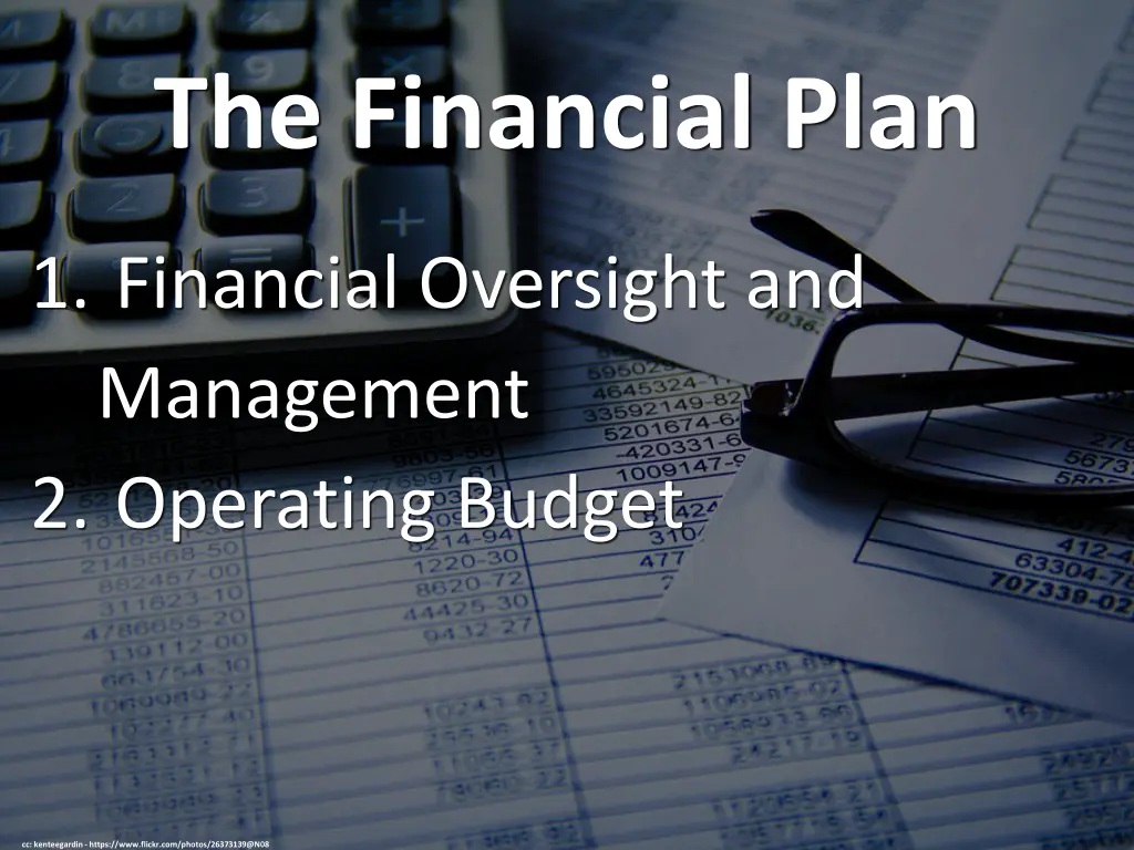 the financial plan