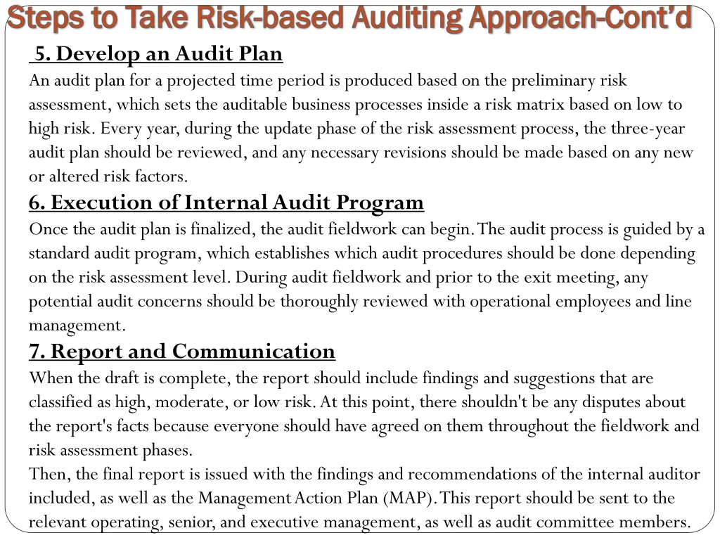 steps to take risk steps to take risk based 2