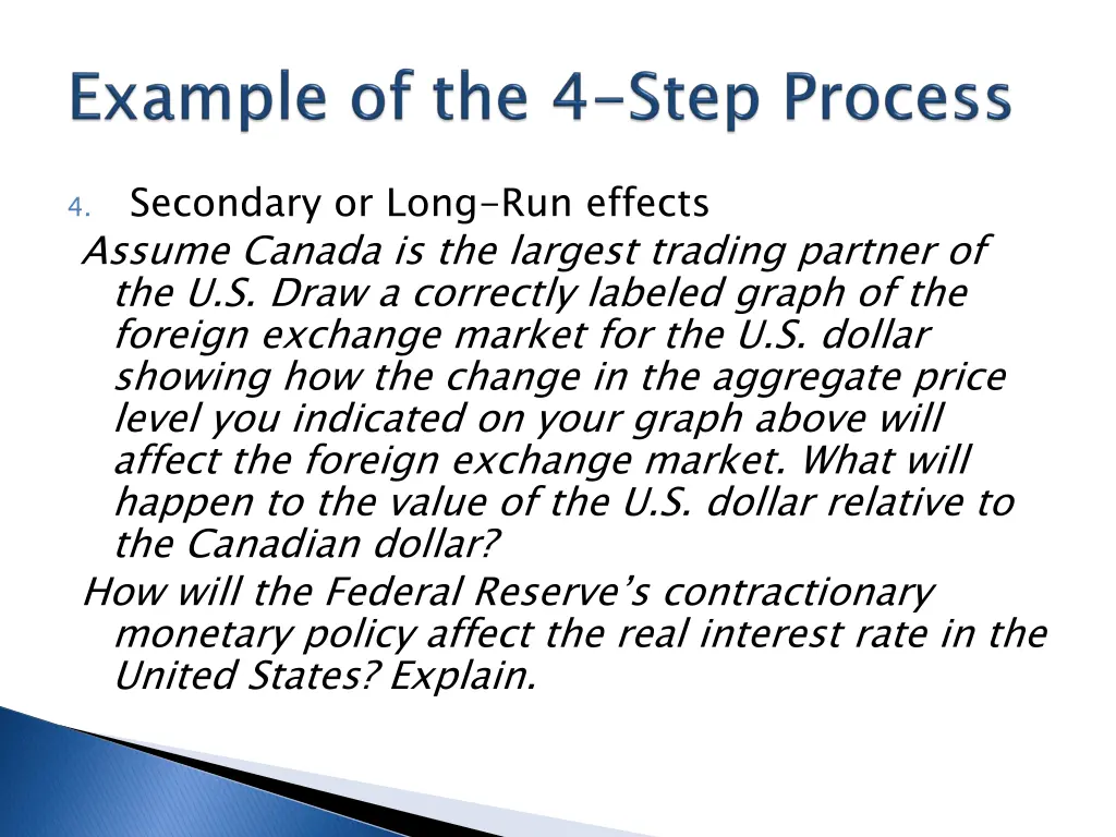 secondary or long run effects