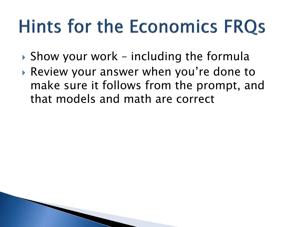 show your work including the formula review your